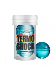 Интимный гель Termo Shock Hot Ball с разогревающе-покалывающим эффектом (2 шарика по 3 гр.) - HotFlowers - купить с доставкой в Калуге