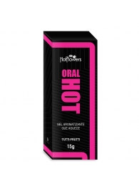 Гель для оральных ласк Oral Hot с согревающим эффектом - 15 гр. - HotFlowers - купить с доставкой в Калуге