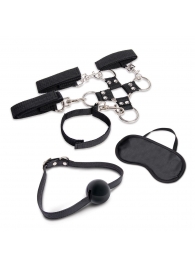 Набор для фиксации из 7 предметов Hogtie   Ball Gag Kit - Lux Fetish - купить с доставкой в Калуге