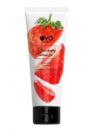 Лубрикант на водной основе OYO Aroma Gel Strawberry с ароматом клубники - 75 мл. - OYO - купить с доставкой в Калуге