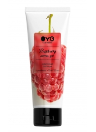 Лубрикант на водной основе OYO Aroma Gel Raspberry с ароматом малины - 75 мл. - OYO - купить с доставкой в Калуге