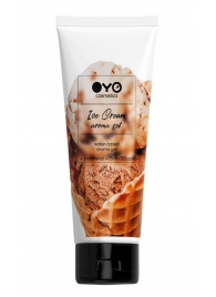 Лубрикант на водной основе OYO Aroma Gel Ice Cream с ароматом пломбира - 75 мл. - OYO - купить с доставкой в Калуге