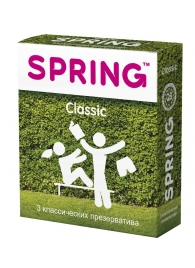 Классические презервативы SPRING CLASSIC - 3 шт. - SPRING - купить с доставкой в Калуге