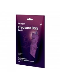 Фиолетовый мешочек для хранения игрушек Treasure Bag XL - Satisfyer - купить с доставкой в Калуге