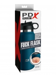 Мастурбатор-вагина в синей колбе F*ck Flask - Pipedream - в Калуге купить с доставкой