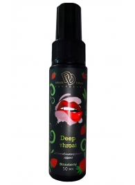 Спрей для горла Deep Throat с десенсибилизирующим эффектом и вкусом клубники - 50 мл. - БиоМед - купить с доставкой в Калуге