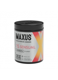 Анатомические презервативы MAXUS Sensual - 15 шт. - Maxus - купить с доставкой в Калуге