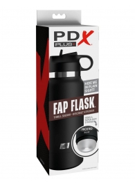 Черный мастурбатор в виде бутылки Fap Flask - Pipedream - в Калуге купить с доставкой