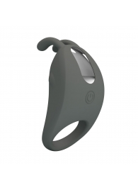 Серое эрекционное кольцо с вибрацией Master Ring - Baile - в Калуге купить с доставкой