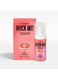 Жидкий вибратор Nuei Rock Me! с ароматом клубники - 20 мл. - Nuei cosmetics - купить с доставкой в Калуге