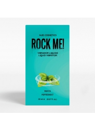 Жидкий вибратор Nuei Rock Me! с ароматом мяты - 20 мл. - Nuei cosmetics - купить с доставкой в Калуге