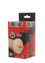 Нежный мастурбатор-ротик REALSTUFF 5INCH MASTURBATOR BJ - Dream Toys - в Калуге купить с доставкой