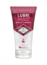 Интимный гель-смазка на водной основе Lubrimax Magic Cherry - 75 мл. - ИнтелБИО - купить с доставкой в Калуге