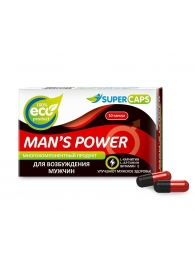 Возбуждающее средство Man’s power - 10 капсул (+1 в подарок) - SuperCaps - купить с доставкой в Калуге