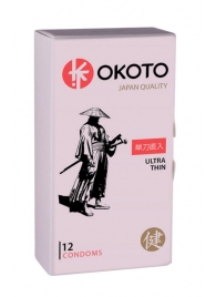 Тонкие презервативы OKOTO Ultra Thin - 12 шт. - Sitabella - купить с доставкой в Калуге