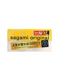 Презервативы увеличенного размера Sagami Original 0.02 XL-size - 12 шт. - Sagami - купить с доставкой в Калуге