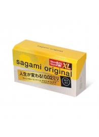 Презервативы увеличенного размера Sagami Original 0.02 XL-size - 12 шт. - Sagami - купить с доставкой в Калуге