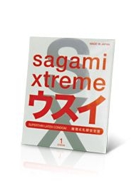 Ультратонкий презерватив Sagami Xtreme SUPERTHIN - 1 шт. - Sagami - купить с доставкой в Калуге