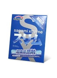 Презерватив Sagami Xtreme FEEL FIT 3D - 1 шт. - Sagami - купить с доставкой в Калуге