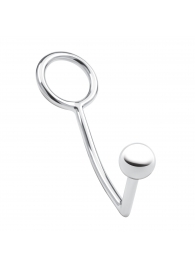 Кольцо на пенис с анальным стимулятором Stainless Steel Anal Hook   Cock Ring - BlueLine - в Калуге купить с доставкой