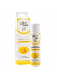 Силиконовый лубрикант с жожоба pjur MED Soft glide - 100 мл. - Pjur - купить с доставкой в Калуге