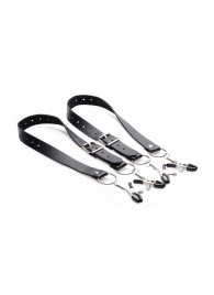 Ремни с зажимами для половых губ Spread Labia Spreader Straps with Clamps - XR Brands - купить с доставкой в Калуге