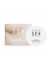 Массажная свеча для всего тела Slow Sex - 50 гр. - Bijoux Indiscrets - купить с доставкой в Калуге