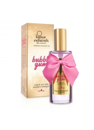 Разогревающее массажное масло Light My Fire Bubble Gum с ароматом бабл-гам - 100 мл. - Bijoux Indiscrets - купить с доставкой в Калуге