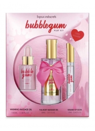 Набор средств для массажа и ласк Bubblegum Play Kit - Bijoux Indiscrets - купить с доставкой в Калуге