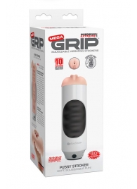 Мастурбатор-вагина Extreme Toyz Mega Grip Vibrating Stroker Mouth - Pipedream - в Калуге купить с доставкой