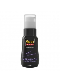 Пролонгирующая гель-смазка Sico Marathon - 50 мл. - Sico - купить с доставкой в Калуге