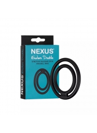 Черное двойное эрекционное кольцо Nexus Enduro Double - Nexus Range - в Калуге купить с доставкой