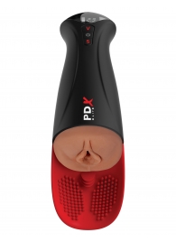 Мастурбатор-вагина в колбе с вибрацией Fuck-O-Matic Pro XL - Pipedream - в Калуге купить с доставкой