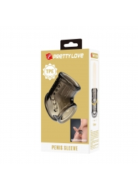 Дымчатая насадка на пенис и мошонку - Baile - в Калуге купить с доставкой