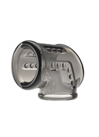 Дымчатая насадка на пенис и мошонку - Baile - в Калуге купить с доставкой