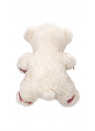 Бондажный набор: белый мишка с розовыми оковами и наручниками - Pecado - купить с доставкой в Калуге