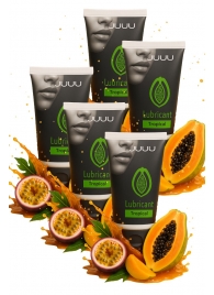 Набор из 5 съедобных лубрикантов JUJU со вкусом тропических фруктов - JuJu - купить с доставкой в Калуге