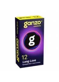 Презервативы с анестетиком для продления удовольствия Ganzo Long Love - 12 шт. - Ganzo - купить с доставкой в Калуге