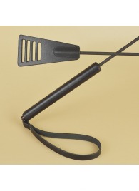 Черный кожаный стек «Сириус» - 60 см. - Sitabella - купить с доставкой в Калуге