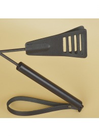 Черный кожаный стек «Сириус» - 60 см. - Sitabella - купить с доставкой в Калуге