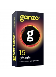 Классические презервативы с обильной смазкой Ganzo Classic - 15 шт. - Ganzo - купить с доставкой в Калуге