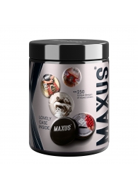 Черные утолщенные презервативы MAXUS Extra Strong с железным кейсом - 15 шт. - Maxus - купить с доставкой в Калуге