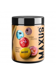 Точечные презервативы MAXUS 2000 Amazing Dots с железным кейсом - 15 шт. - Maxus - купить с доставкой в Калуге
