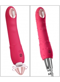 Малиновая насадка на душ с вибрацией Showers to orgasm - 20,1 см. - Orion - купить с доставкой в Калуге