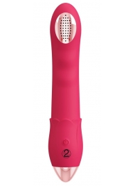 Малиновая насадка на душ с вибрацией Showers to orgasm - 20,1 см. - Orion - купить с доставкой в Калуге
