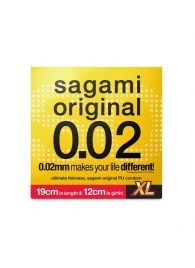 Презерватив увеличенного размера Sagami Original 0.02 XL-size - 1 шт. - Sagami - купить с доставкой в Калуге