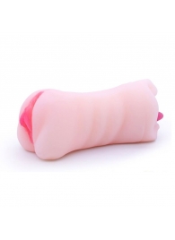 Телесный двусторонний мастурбатор - вагина и ротик - Boys of Toys - в Калуге купить с доставкой