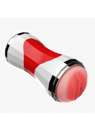 Двусторонний мастурбатор в колбе Power Grip Cup - вагина и ротик - Boys of Toys - в Калуге купить с доставкой