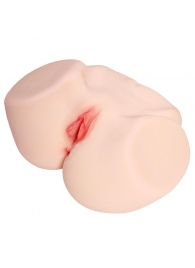 Мастурбатор-полуторс с двойным слоем материала и вибрацией Jenny Onahole Real Vagina - KOKOS - в Калуге купить с доставкой