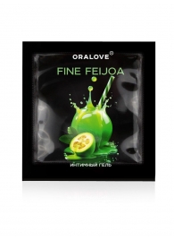Саше съедобной оральной смазки OraLove с ароматом фейхоа - 3 гр. - Биоритм - купить с доставкой в Калуге